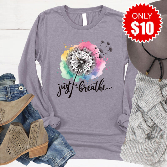 Just Breathe Long Sleeve - 10