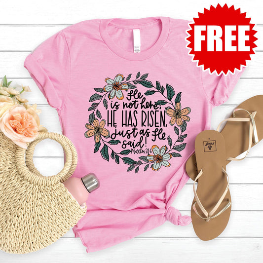 He Has Risen Tee - 0
