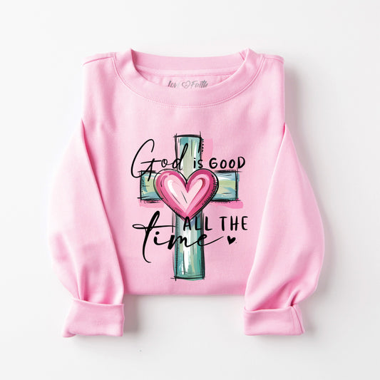 God is Good Cross Sweatshirt