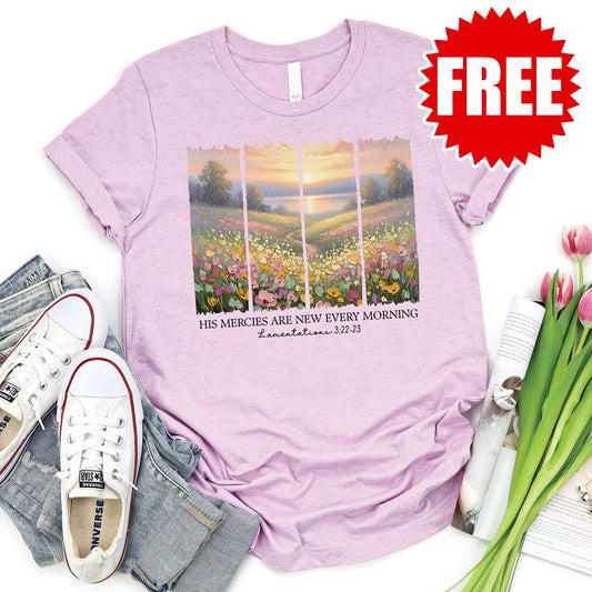 His Mercies Tee - 0