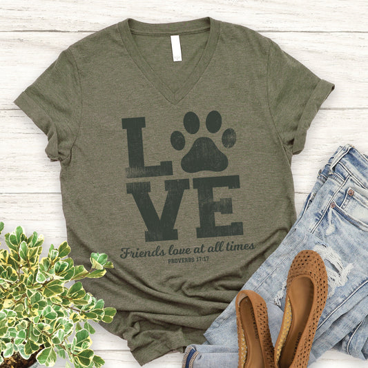 Friends Love V-Neck