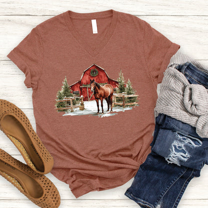 Horse Barn V-Neck