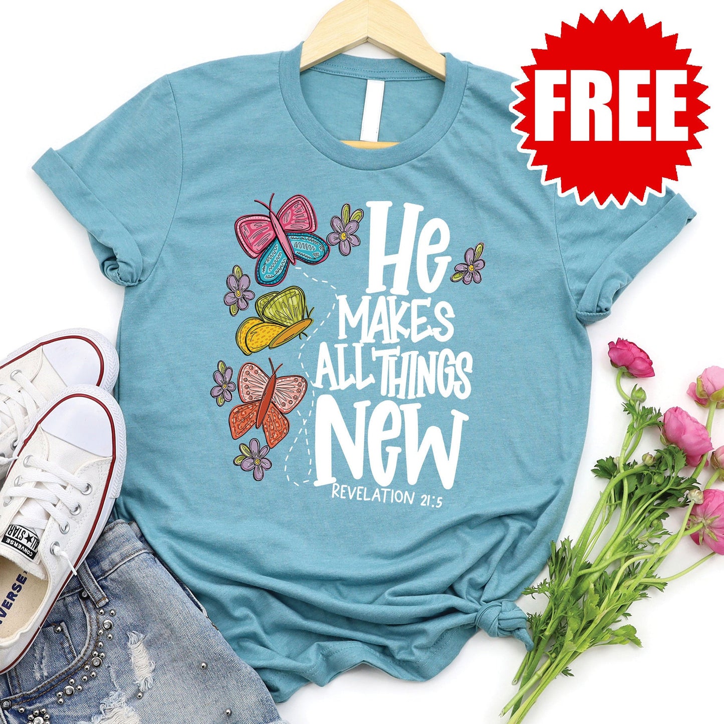He Makes All Things Tee - 0
