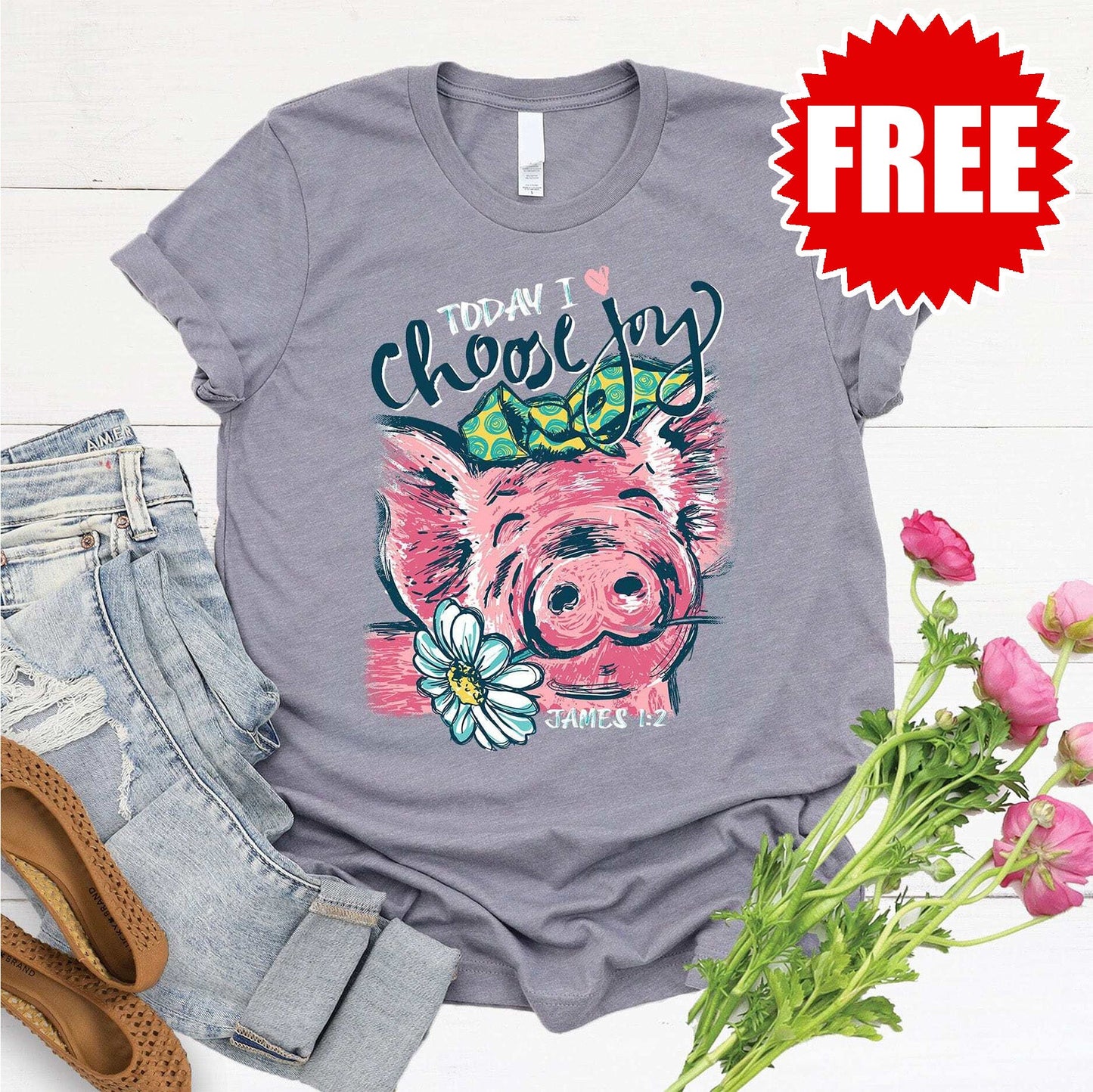 I Choose Joy Tee - 0