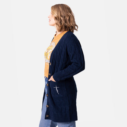 Faith Cross Cable Knit Cardigan