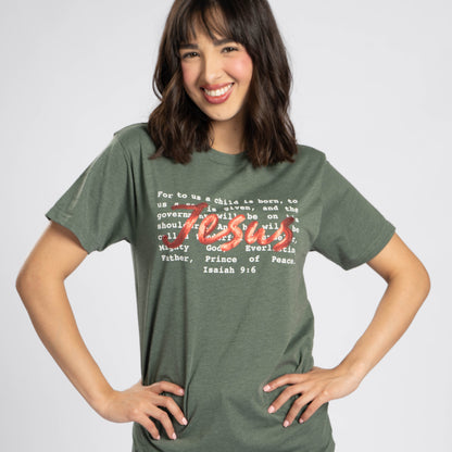 Jesus Sequin Tee