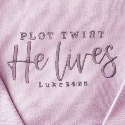 Embroidered Plot Twist Sweatshirt