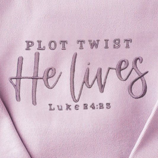 Embroidered Plot Twist Sweatshirt