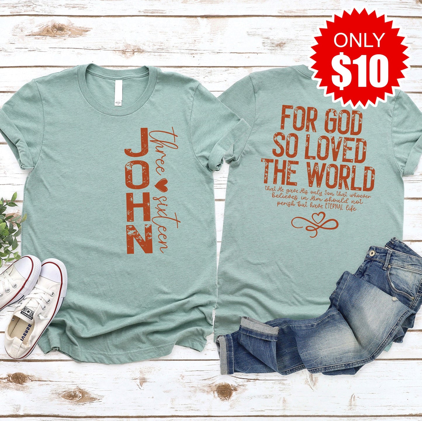 John 3:16 Tee - 10