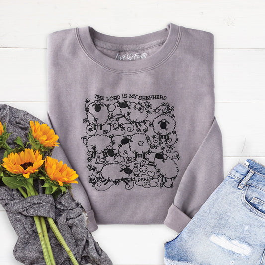 Embroidered The Lord is my Shepherd Sweatshirt