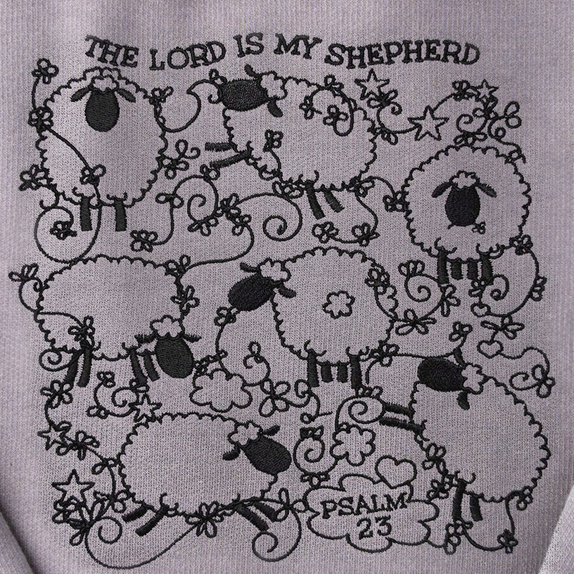 Embroidered The Lord is my Shepherd Sweatshirt