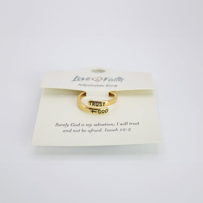 Gold & Platinum Plated Brass Ring