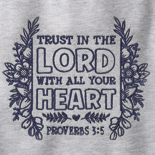 Embroidered Trust in the Lord Sweatshirt