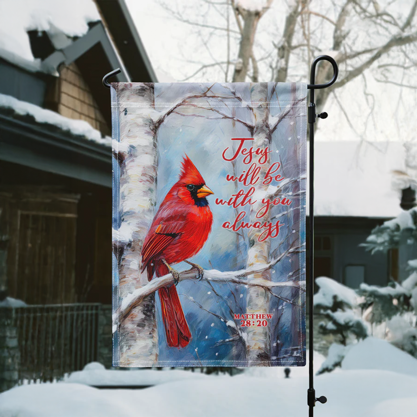 Christmas Garden Flags