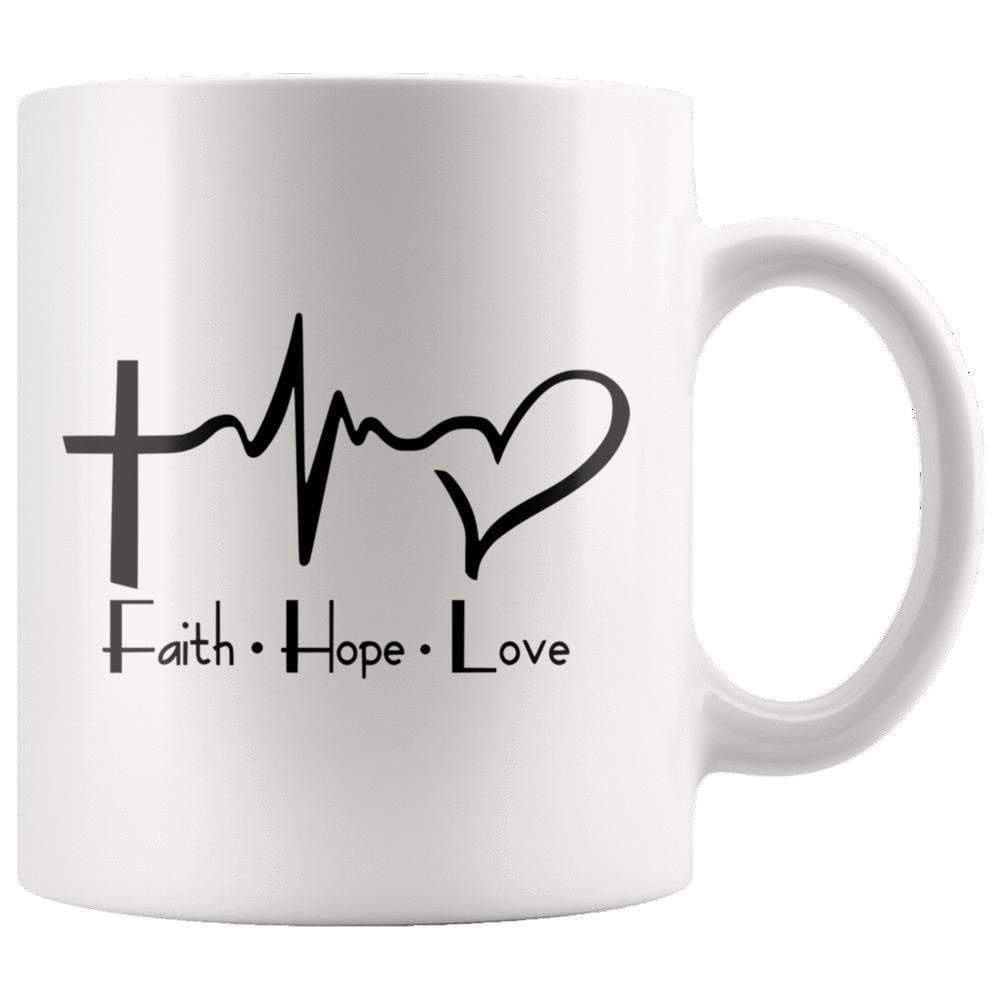 Faith Hope Love Mug 11oz