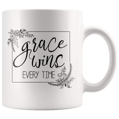 Grace Wins Everytime Mug 11oz