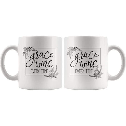 Grace Wins Everytime Mug 11oz