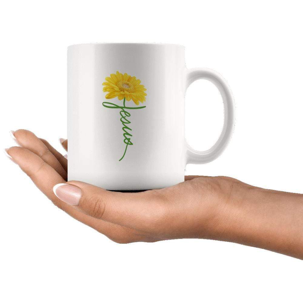 Jesus Daisy Mug 11oz