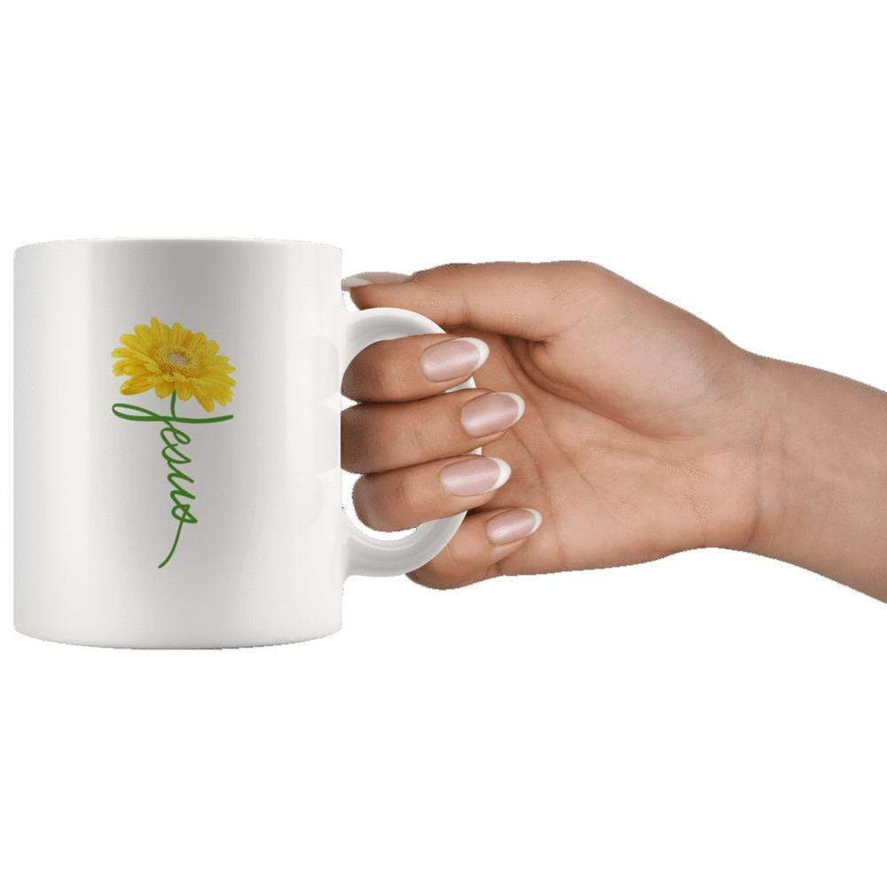 Jesus Daisy Mug 11oz