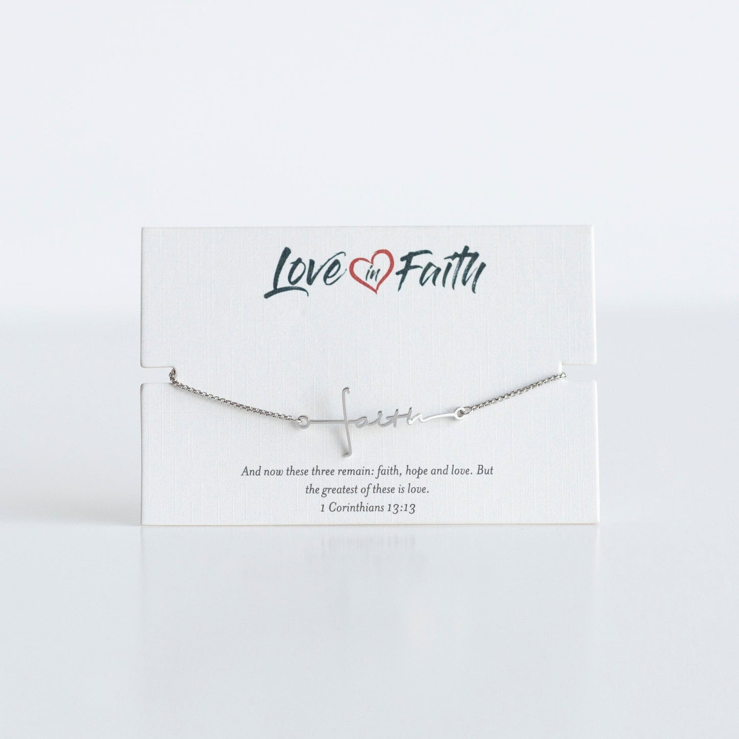 Faith Cross Slider Bracelets