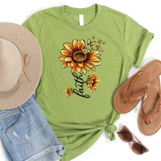 Faith Sunflower Tee