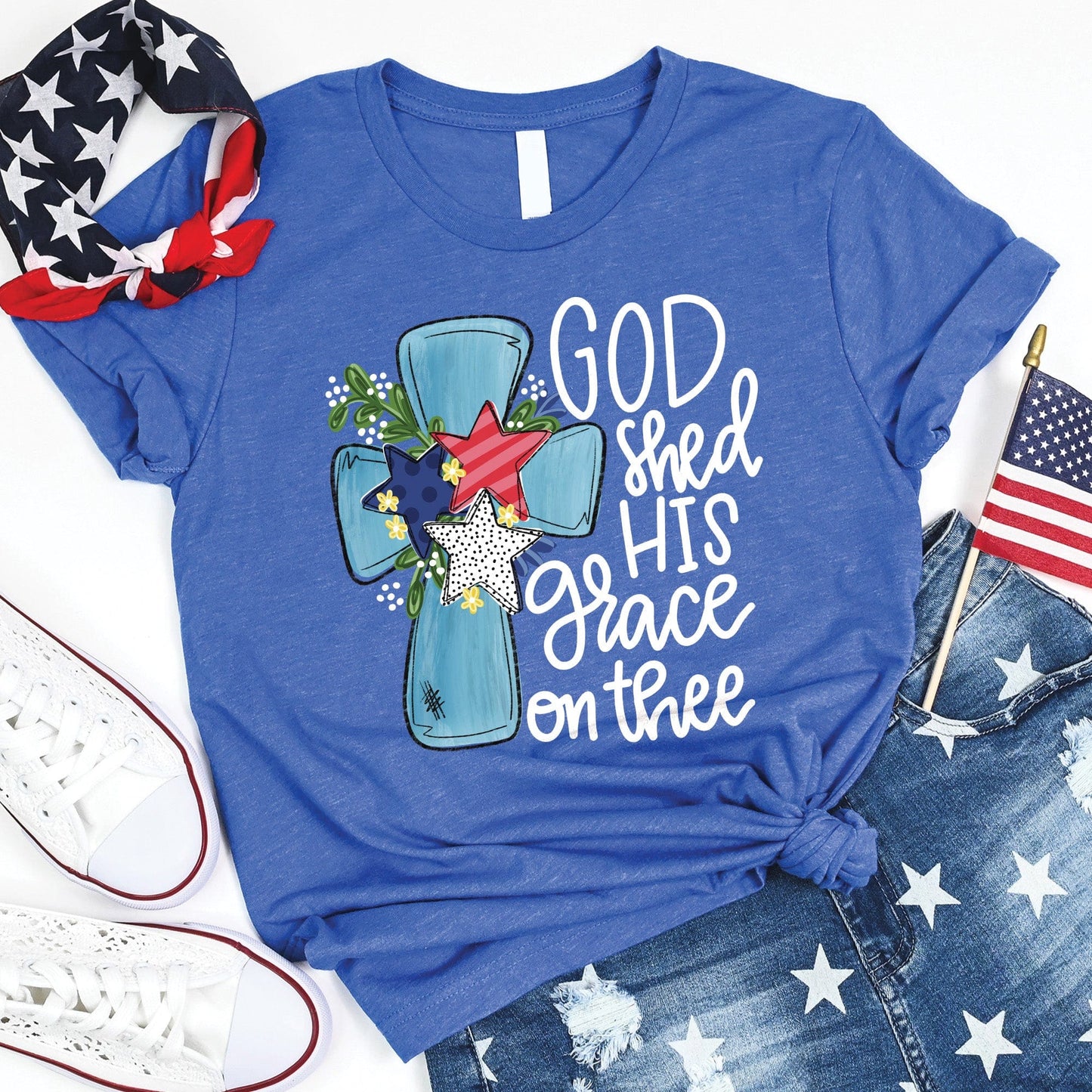 God Shed His Grace Tee