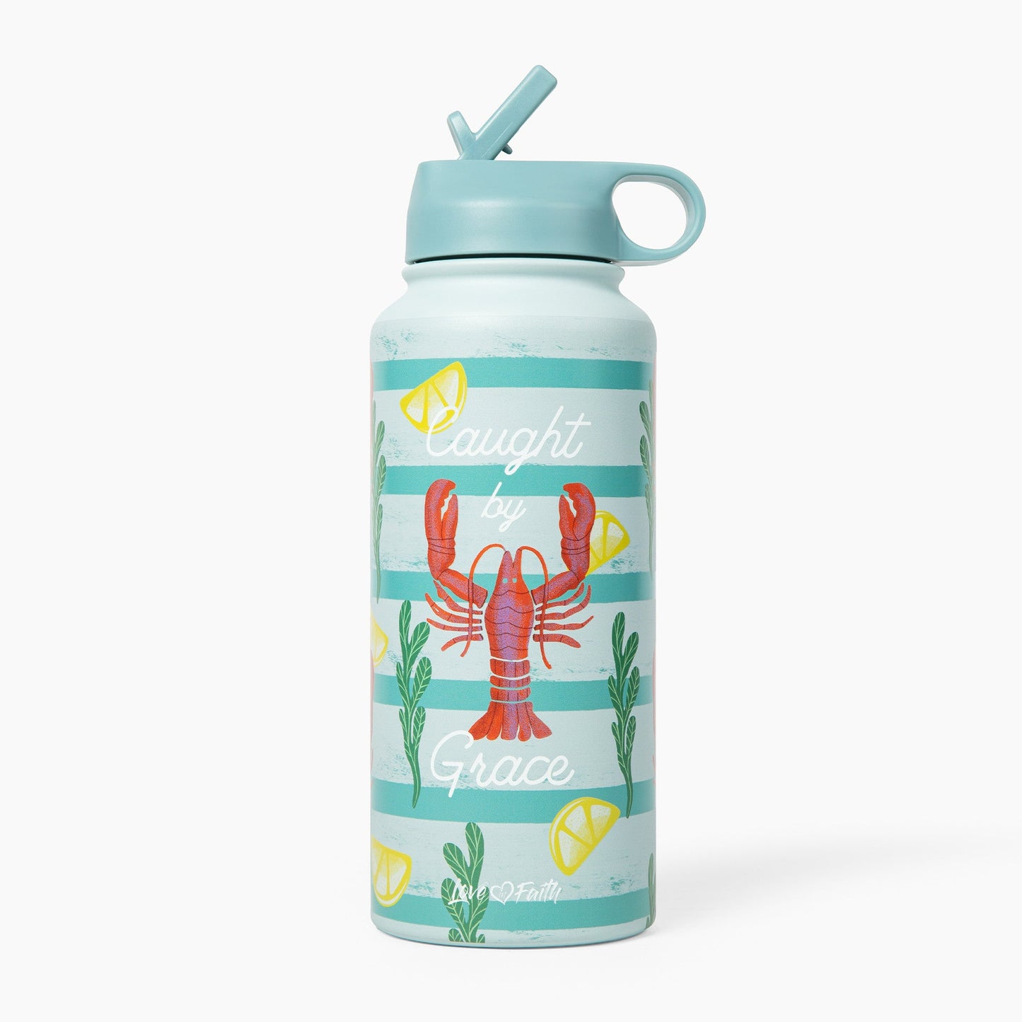 Caught by Grace Stainless Steel 32 oz Bottle